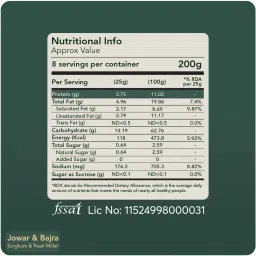 Svasthyaa Organics Jowar & Bajra Millet Khakra - 200g image 3