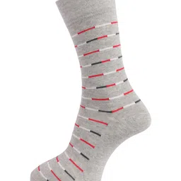 Dollar Socks Men Set Of 3 Assorted & Printed Pure Cotton Above Ankle Socks image 5