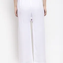 Clora Creation Women Brown & White Set Of 2 Palazzos image 3