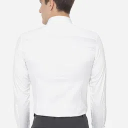 Greenfibre Men White Slim Fit Formal Shirt image 2