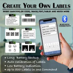 Shreyans Barcode Printer + 1D Barcode Scanner Combo Package image 2
