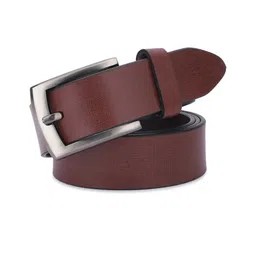 The Roadster Lifestyle Co. Men Solid Tang Closure Belt image 5