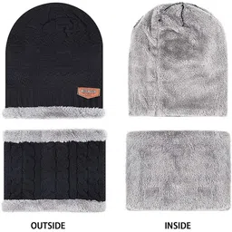 Alexvyan Men Self Design Woollen Beanie With Scarf image 3