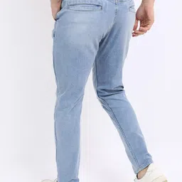 HIGHLANDER Men Blue Slim Fit Ripped Heavy Fade Stretchable Jeans image 3