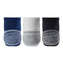 HRX by Hrithik Roshan Men Pack Of 3 Ankle Length Socks image 3