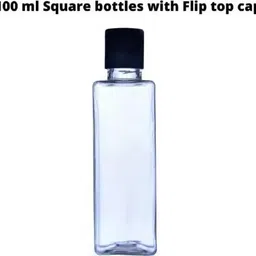 thinqkart select Empty Bottles For Travel Needs Sanitizer oil Shampoo Creams Packing 100 ml Bottle image 3