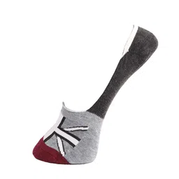 Dollar Socks Men Pack of 5 Assorted Shoe Liner Cotton Socks image 4