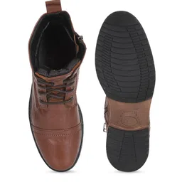 Allen Cooper Men Leather Regular Boots image 2