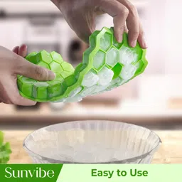 sunvibe Ice-Cube-Tray-02 Green Silicone Ice Cube Tray image 4