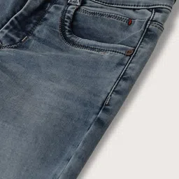 Blue Giraffe Boys Mid Rise Clean Look Slim Fit Heavy Fade Jeans image 2