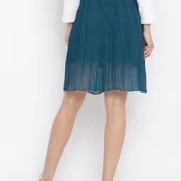 Mayra Accordion Pleated A-Line Skirts image 3