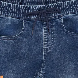 Pantaloons Junior Boys Printed Clean Look Light Fade Stretchable Joggers image 4