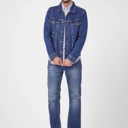 Jack & Jones Men Blue Bootcut Light Fade Jeans image 4