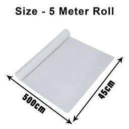 Kuber Industries Set of 2 White Checked Anti skid Shelf Liner Organisers image 2