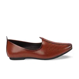 FAUSTO Men Perforated Lightweight Mojaris image 4