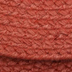 THE HOME TALK Red 2 Pieces Braided Round Table Placemats image 4