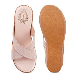 Denill Embellished Open Toe Wedges image 4