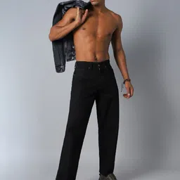 High Star Men Relaxed Fit Mid-Rise Clean Look Stretchable Jeans image 4