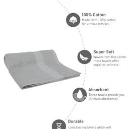 MYTRIDENT Classic Yellow Pure Cotton 525 GSM Bath Towel image 4