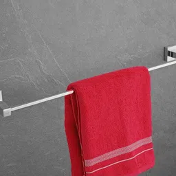 prestige Stainless Steel 304 Grade Square Single Rod Towel Holder Hanger 24-Inch 24 inch 1 Bar Towel Rod-picture-33