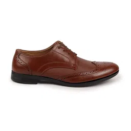 FAUSTO Men Leather Formal Brogues image 4