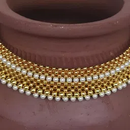KARISHMA KREATIONS Gold-Plated Choker Necklace image 4