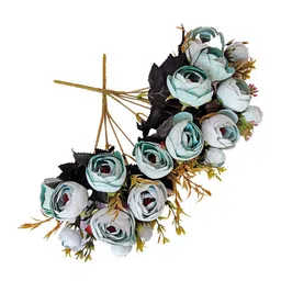 ARTSY Green 2 Pieces Rose Artificial Flowers image 4