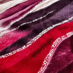 NK Textiles Abstract Printed Unstitched Dress Material image 2