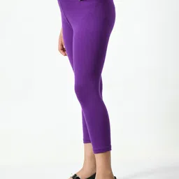 BAESD Girls Pack Of 4 Skinny Fit High-Rise Cotton Lycra Capris image 2