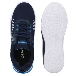 BIRDE Men Navy Blue Colourblocked Sneakers image 3