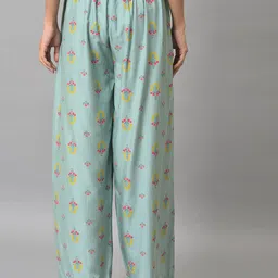 W Women Ethnic Motifs Printed Trousers image 2