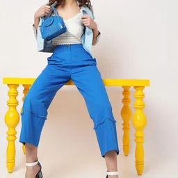 Vero Moda Women Straight Fit High-Rise Trousers-picture-32