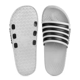 Aqualite Men Striped Synthetic Sliders image 4