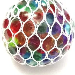sabirat Squishy Mesh Ball Stress Relief Hand Fidget Toy[Pack Of: 1] - 6 cm-picture-12