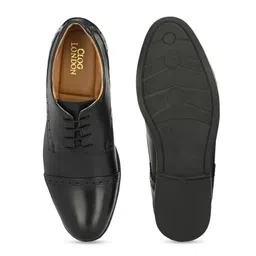 CLOG LONDON Men Perforated Leather Formal Derbys image 3