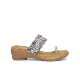 PLANET WALK Embellished Party Wedge Sandals image 4