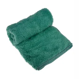 Kuber Industries 3 Pieces Green & Dark Pink Microfiber Reusable 350 GSM Cleaning Towels image 3