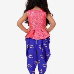 Twisha Girls Printed Top with Dhoti Pants image 3
