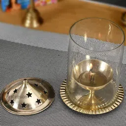 Ascension Transparent Akhand Diya For Puja image 4