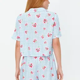 Trendyol Women Printed Night suit image 4