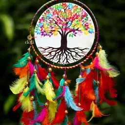 DULI Dream catcher Hanging with Tree of Life image 4