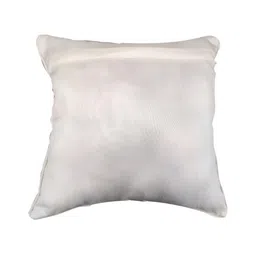 Good Vibes Cream-Coloured & Green 5 Pcs Ethnic Motifs Velvet Square Cushion Covers image 3