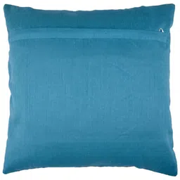 Kuber Industries Blue & Gold Toned 5 Pieces Ethnic Motifs Printed Cushion Covers image 5