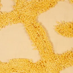 HOSTA HOMES Yellow Set of 2 Abstract Pure Cotton Square Cushion Covers image 4