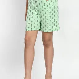 BAESD Girls Pack Of 3 Floral Printed Pure Cotton Shorts image 2