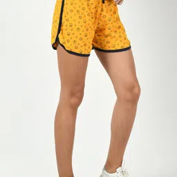 BAESD Pack Of 3 Printed High-Rise Pure Cotton Shorts image 3