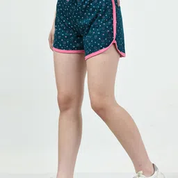 BAESD Women Pack Of 3 Printed High-Rise Pure Cotton Regular Shorts image 3