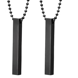 Lila Square Pendants with Chains image 2