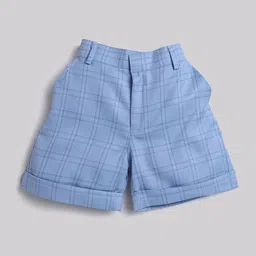 BAESD Boys Shirt With Checked Shorts & Suspenders & Bow image 2