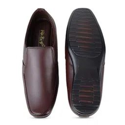 HikBi Men Leather Formal Slip-On Shoes image 4